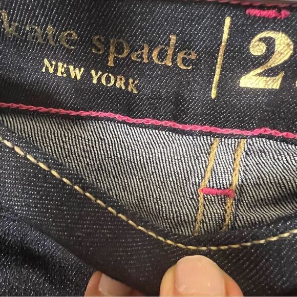 Kate Spade “play hooky” Broome street dark wash jeans Sz 27 - Picture 6 of 8